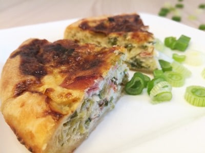 Quiche mit Lauch und Speck