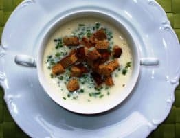 Knoblauchcremesuppe