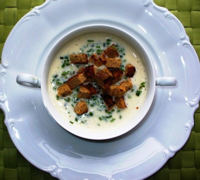 Knoblauchcremesuppe